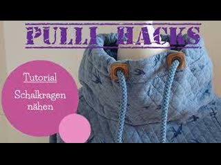 Schalkragen nähen schnittmuster erstellen pulli hacks diy nähanleitung m