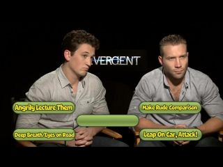 Divergent personality quiz pt 2 miles teller, jai courtney, ansel elgort
