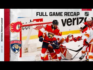 Recap cgy @ fla jan 4, 2022