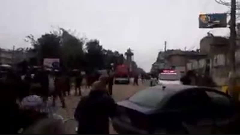 Последствия взрыва в городе манбидж на севере провинции алеппо