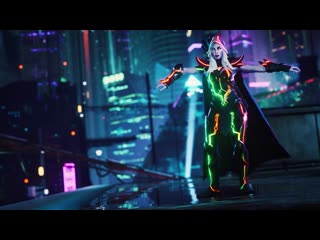 Танцующий дроу рейнджер / drow ranger dancing cyberpunk / dota 2