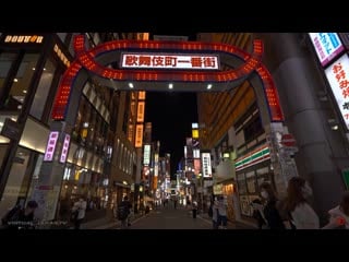 Night walk in tokyo red light district shinjuku kabukicho(歌舞伎町散歩) japan walking tour (1440p)