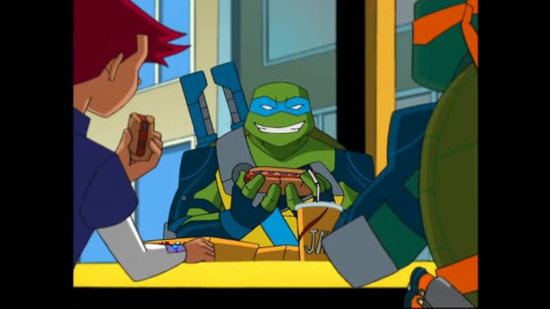 Черепашки ниндзя 6 сезон, 11 серия "микеланджело в опасности"