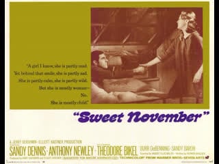 Sweet november (1968) 720p sandy dennis, anthony newley, theodore bikel