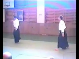 Summer camp aikido in laces, italy 1997, shihan, 8 dan aikikai hombu dojo