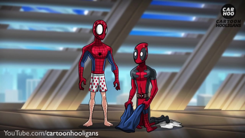 Слухи о человеке пауке и дэдпуле | озвучка indub | cartoonhooligans