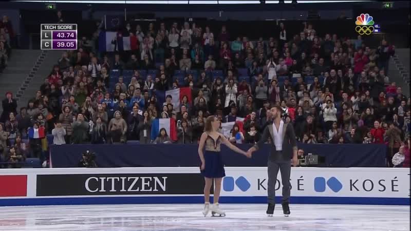 Gabriella papadakis &amp; guillaume cizeron rd wc 2017