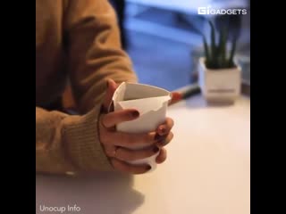 Unocup looks to eliminate plastic coffee cup with foldable paper cup