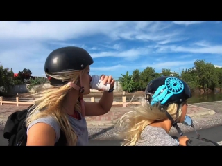 Lisa baloo and carro djupsjö at thai wake park