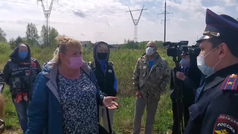 (18+) срочно! задержания! люди останавливают строительство мсз у полигона тимохово