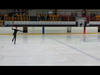 Deniss vasiljevs stéphane lambiel open practice in daugavpils ups and downs