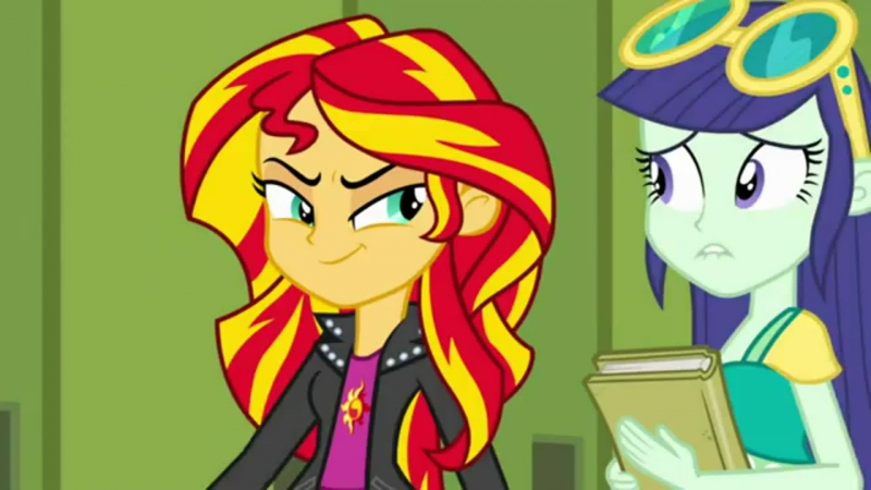 Сансет шиммер и твайлайт спаркл песня "кто, ангел иль демон?"