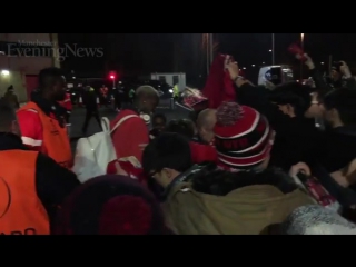 Pogba brothers spend time with fans at old trafford