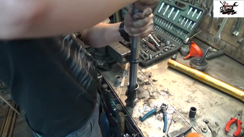 [jmd service] переборка вилки на питбайк