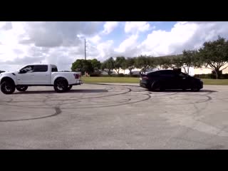 Anymore excuses ford if the p100d can do this! imagine what the cybertruck