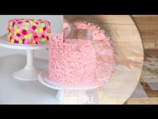 How to make an easy ruffle cake! cake style