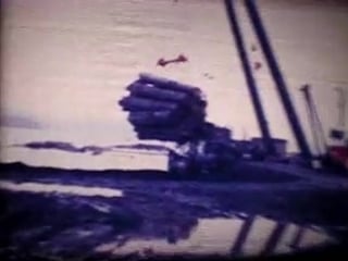 Hayes hdx logging trucks at dump 1978 pt 2