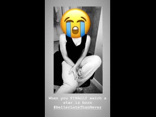 When you finally watch a star is born you’re obligated to sing your own off pitch version