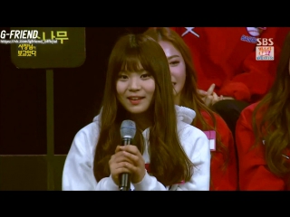 Umji (gfriend) & changsub (btob) cut @ the boss is watching