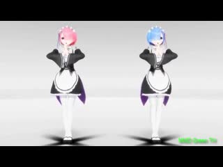 [[ mmd x re zero ]] dance dance decadence [ram rem]