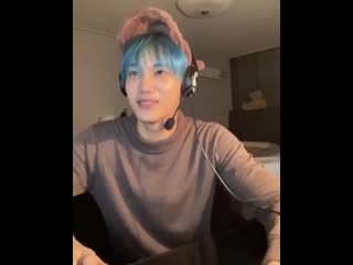 Sehun @ 191201 kai ig live