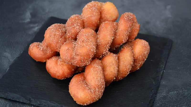 Легендарные корейские твист пончики (twisted korean donuts) / наша группа во онтакте "торт рецепт vк"