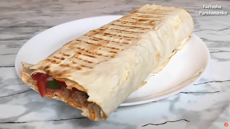 Домашняя шаурма (очень усная и сочная!)