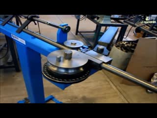 Amazing technology tube bender machine, modern homemade metal bender machine and rod bending tool