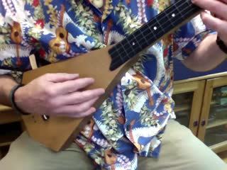 1960’s vintage petersen novelty tenor ukulele polk a lay lee