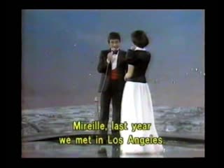 Sasha distel show fragment with mireille mathieu