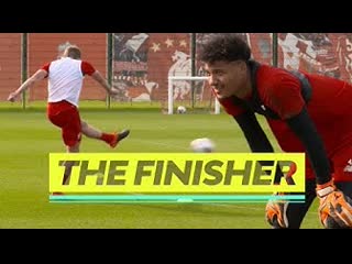 The finisher | liverpool's new four way shooting challenge | brilliant drill from the academy