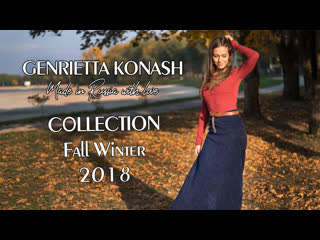 Женственная одежда genrietta konash winter collection 2018