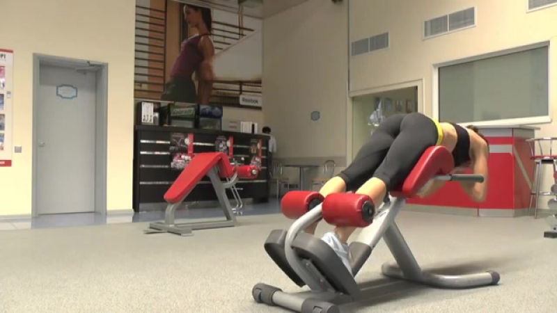 Гиперэкстензия супер попа!