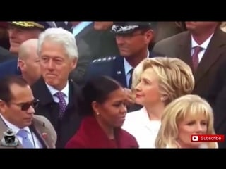 Bill clinton busted by hillary staring at ivanka trump