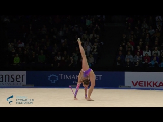 Halkina katriaryna clubs rhythmic gymnastics world cup 2016 espoo