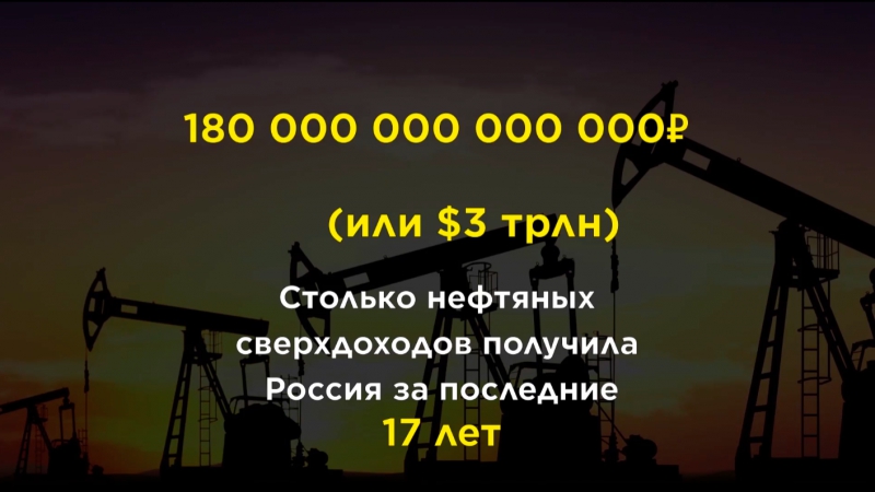 Куда ушли все нефтяные сверхдоходы россии за последние 18 лет?