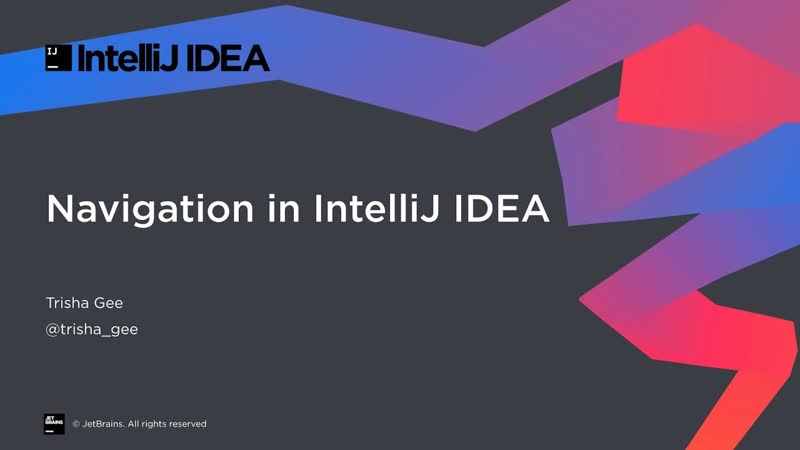 Navigation in intellij idea