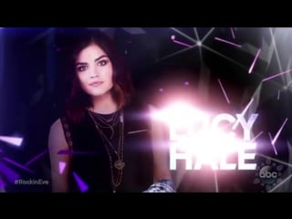 Lucy hale will be live on #rockineve