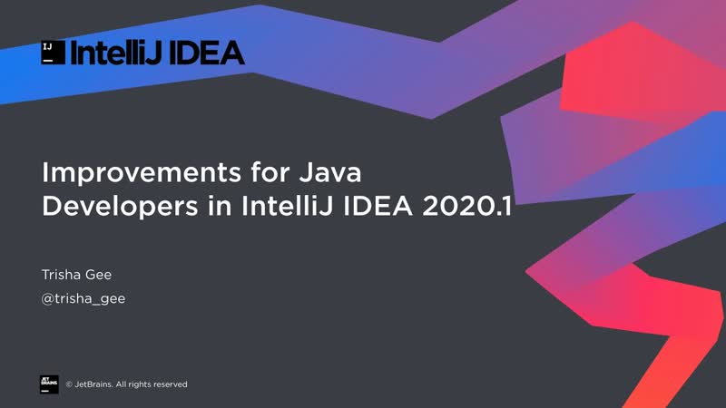 What's new for java developers in intellij idea 2020 1