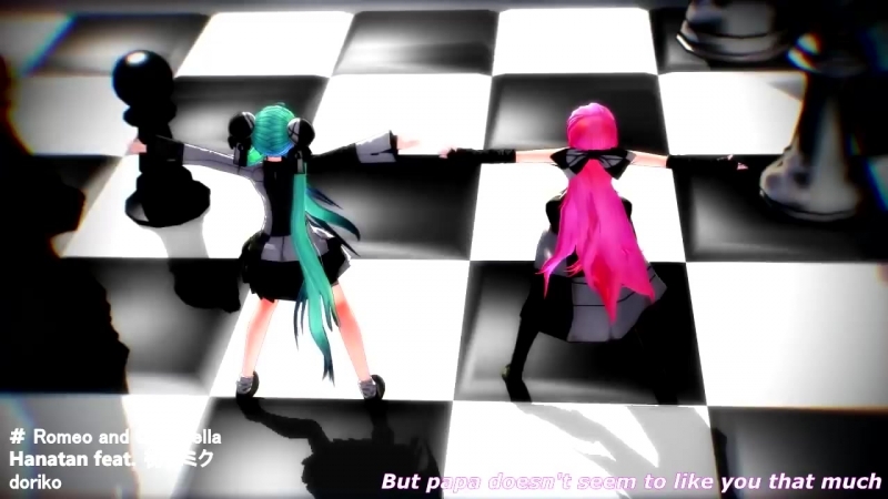 【mmd】romeo and cinderella ロミオとシンデレラ【tda式改変ミク,ルカ】hd with lyrics