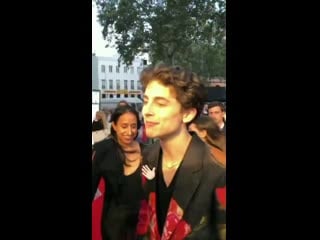 Timothée and golden hour are the best duo