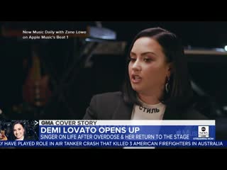 A preview of demi lovato's beats1 interview is going on air at good morning america