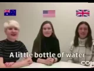 Spat out my bottle of water