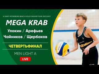 Четвертьфинал улокин / арефьев vs чайников / щербаков | men light a 27 11 2022