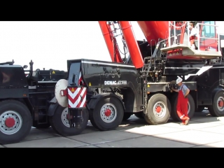 Terex demag ac 700 stempelpoot inschuiven