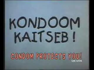 Kondoom kaitseb! condom protects you!