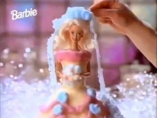 Mattel 1991 bath time fun barbie