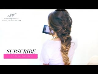 Lazy girls french fishtail braid hairstyle ★ cute school hairstyles