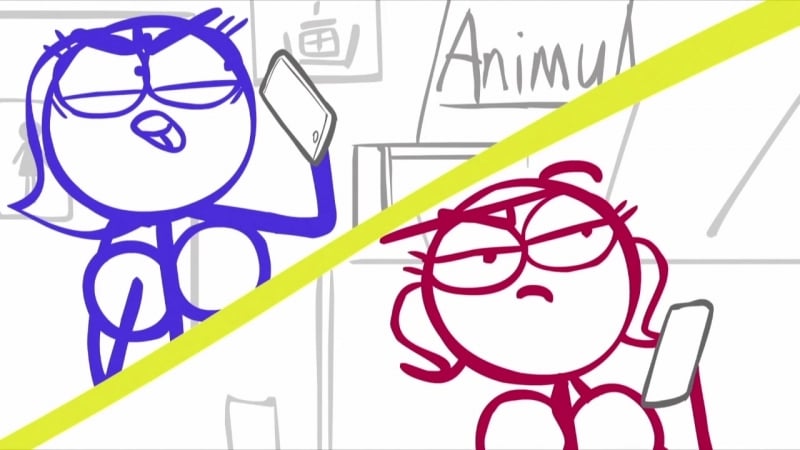 Chick figures nerve gas {долбаебки нервные газы}