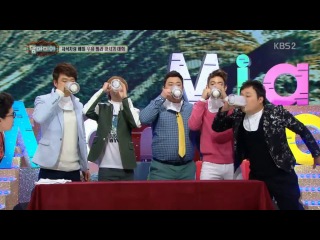 [130421] kbs mamma mia milk drinking game